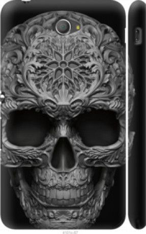 Чехол на Sony Xperia E4 Dual E2115 skull-ornament &quot;4101m-87&quot;