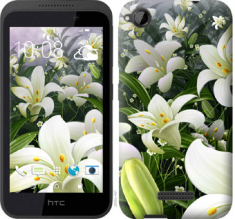 Чохол на HTC Desire 320 Білі лілії &quot;2686u-497&quot;