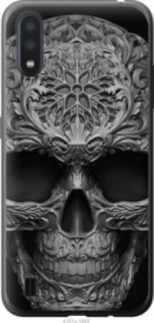 Чехол на Samsung Galaxy A01 A015F skull-ornament &quot;4101u-1842&quot;