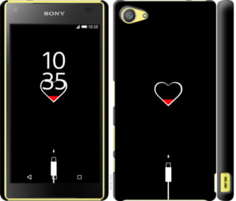 Чохол на Sony Xperia Z5 Compact E5823 Підзарядка серця &quot;4274c-322&quot;