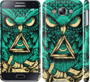 Чехол на Samsung Galaxy E5 E500H Сова Арт-тату &quot;3971c-82&quot;