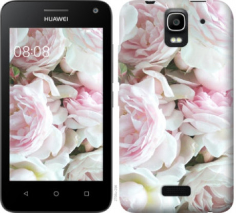 Чехол на Huawei Ascend Y3C Пионы v2 &quot;2706u-296&quot;