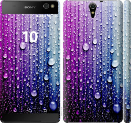 Чохол на Sony Xperia C5 Ultra Dual E5533 Краплини води &quot;3351c-506&quot;