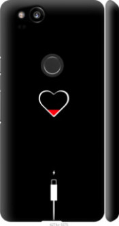 Чохол на Google Pixel 2 Підзарядка серця &quot;4274c-1075&quot;