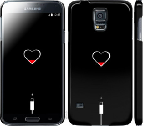 Чохол на Samsung Galaxy S5 Duos SM G900FD Підзарядка серця &quot;4274c-62&quot;