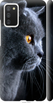 Чохол на Samsung Galaxy A02s A025F Гарний кіт &quot;3038c-2203&quot;