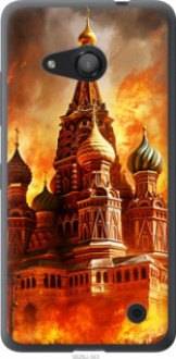 Чохол на Microsoft Lumia 550 Кремль у вогні &quot;5626u-343&quot;