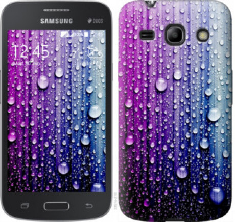 Чехол на Samsung Galaxy Core Plus G3500 Капли воды &quot;3351u-359&quot;