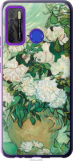 Чохол на Tecno Camon 15 Вінсент Ван Гог. Ваза з трояндами &quot;5543u-2405&quot;