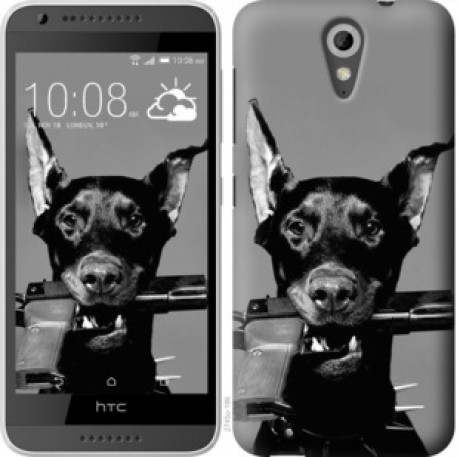 Чехол на HTC Desire 620G Доберман &quot;2745u-187&quot;