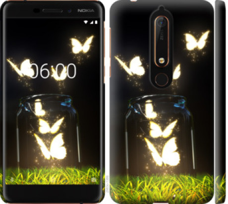 Чохол на Nokia 6.1 Метелики &quot;2983c-1628&quot;