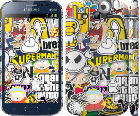 Чохол на Samsung Galaxy Grand Neo I9060 Popular logos &quot;4023c-112&quot;