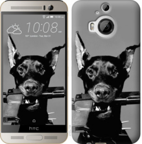 Чехол на HTC One M9 Plus Доберман &quot;2745u-134&quot;