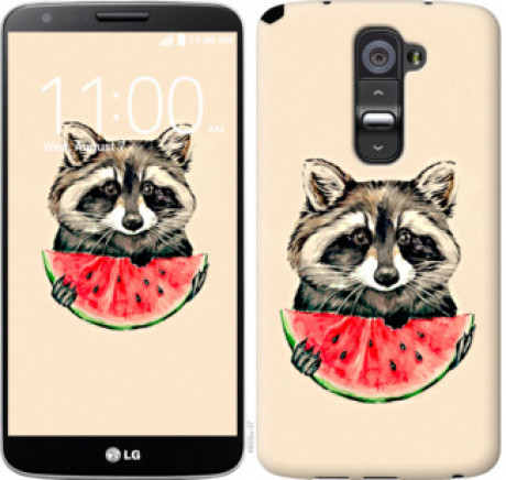 Чохол на LG G2 Єнотик з кавуном &quot;4605u-37&quot;