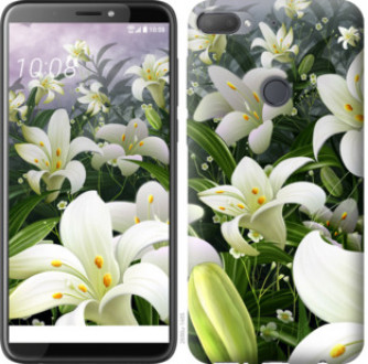 Чохол на HTC Desire 12 Plus Білі лілії &quot;2686u-1485&quot;