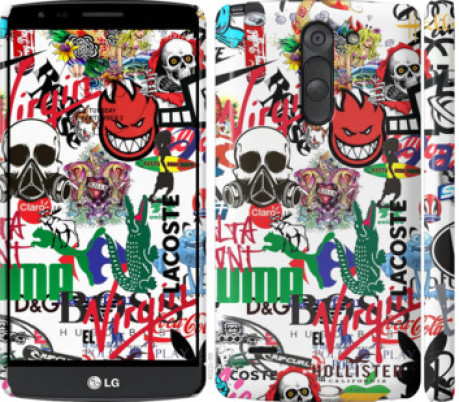 Чохол на LG G3 Stylus D690 Many different logos &quot;4022c-89&quot;