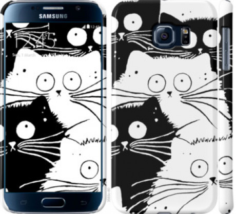 Чохол на Samsung Galaxy S6 G920 Коти v2 &quot;3565c-80&quot;