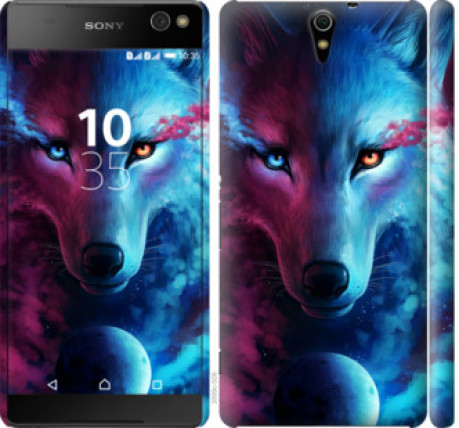 Чохол на Sony Xperia C5 Ultra Dual E5533 Арт-вовк &quot;3999c-506&quot;