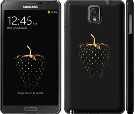 Чохол на Samsung Galaxy Note 3 N9000 Чорна полуниця &quot;3585c-29&quot;