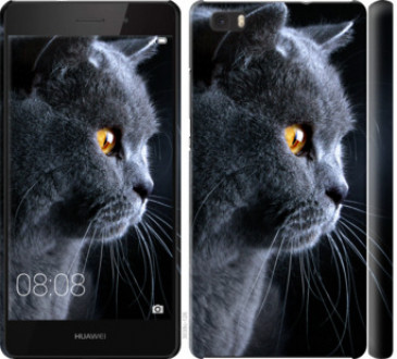 Чохол на Huawei Ascend P8 Lite Гарний кіт &quot;3038c-126&quot;