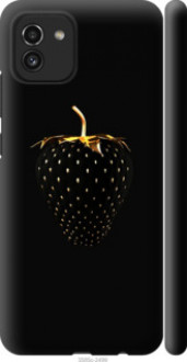 Чохол на Samsung Galaxy A03 A035F Чорна полуниця &quot;3585c-2499&quot;