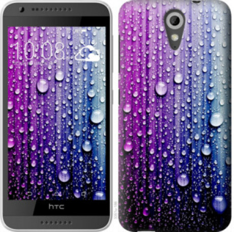 Чехол на HTC Desire 620G Капли воды &quot;3351u-187&quot;