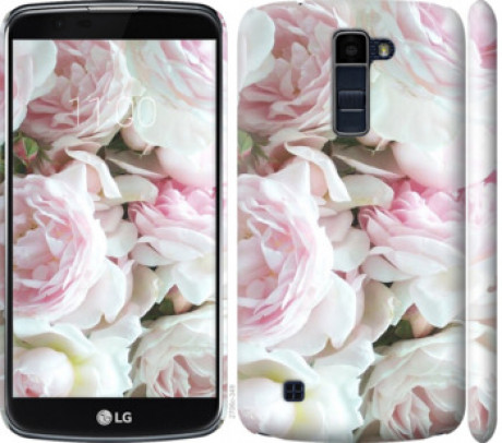 Чохол на LG K10 / K410 Півонії v2 &quot;2706c-349&quot;