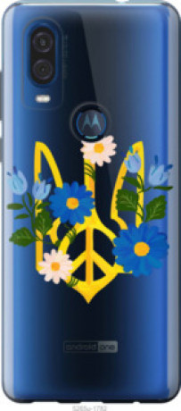 Чехол на Motorola One Vision Герб v3 &quot;5265u-1782&quot;