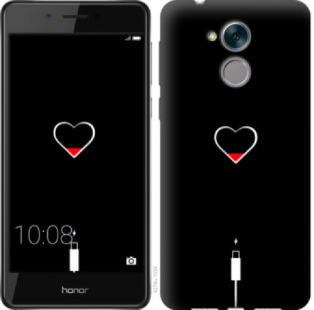 Чехол на Huawei Honor 6C Подзарядка сердца &quot;4274u-1034&quot;