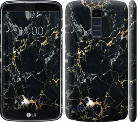 Чохол на LG K10 / K410 Чорний мармур &quot;3846c-349&quot;