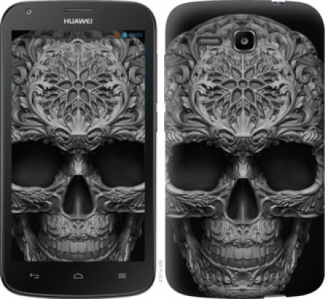 Чехол на Huawei Ascend Y600 skull-ornament &quot;4101u-486&quot;