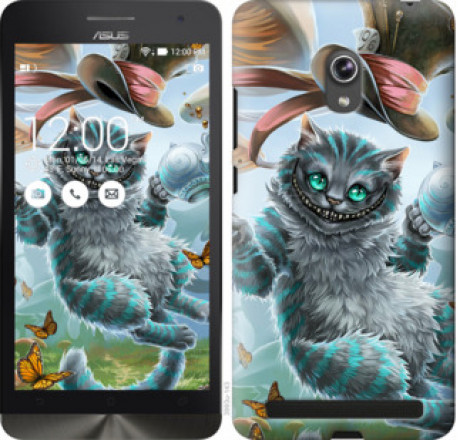 Чехол на Asus ZenFone 6 A600CG Чеширский кот 2 &quot;3993u-143&quot;