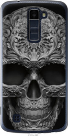 Чехол на LG K10 / K410 skull-ornament &quot;4101u-349&quot;