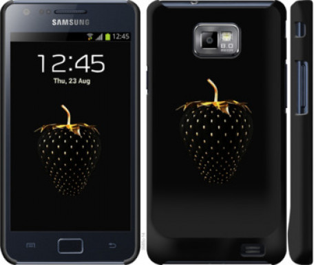 Чохол на Samsung Galaxy S2 i9100 Чорна полуниця &quot;3585c-14&quot;