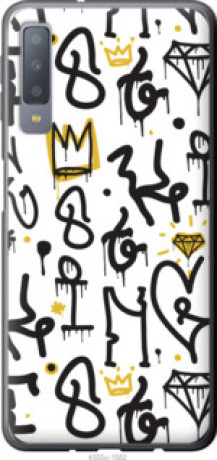 Чехол на Samsung Galaxy A7 (2018) A750F Graffiti art &quot;4355u-1582&quot;