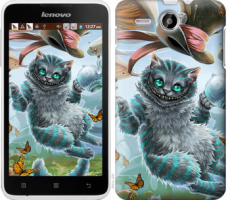 Чехол на Lenovo A529 Чеширский кот 2 &quot;3993u-200&quot;