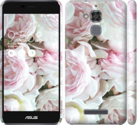 Чохол на Asus Zenfone 3 Max ZC520TL Півонії v2 &quot;2706c-442&quot;