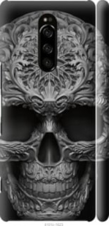 Чехол на Sony Xperia 1 J9110 skull-ornament &quot;4101m-1760&quot;