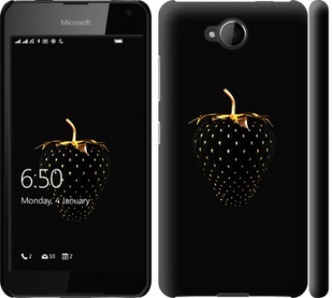 Чохол на Nokia Lumia 650 Чорна полуниця &quot;3585c-393&quot;