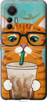 Чохол на Xiaomi 12 Lite Зеленоокий кіт в окулярах &quot;4054u-2579&quot;