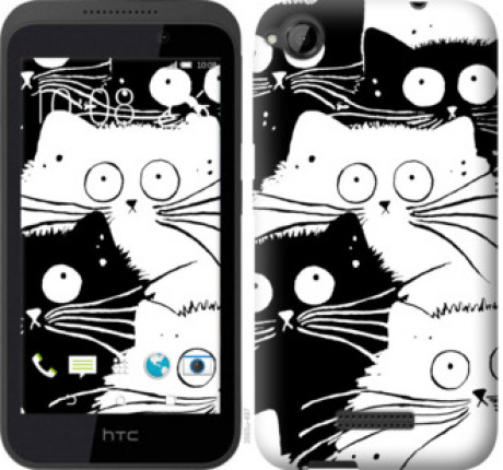 Чохол на HTC Desire 320 Коти v2 &quot;3565u-497&quot;