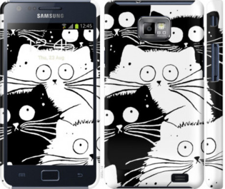 Чохол на Samsung Galaxy S2 Plus i9105 Коти v2 &quot;3565c-71&quot;