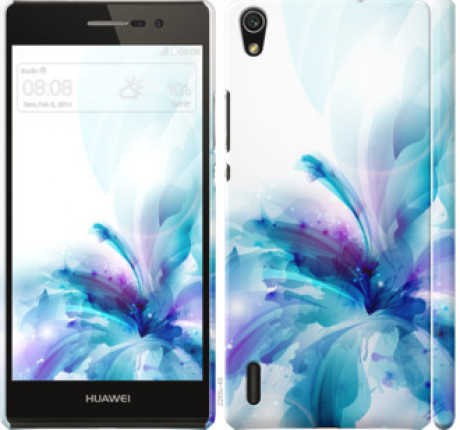 Чехол на Huawei Ascend P7 цветок &quot;2265c-49&quot;