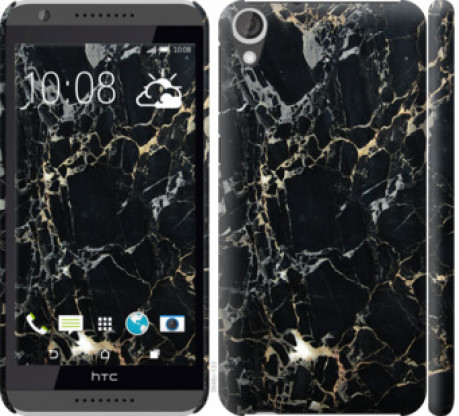 Чохол на HTC Desire 820 Чорний мармур &quot;3846c-133&quot;