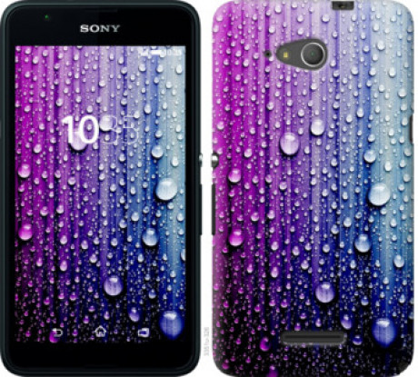 Чохол на Sony Xperia E4g Краплини води &quot;3351u-326&quot;