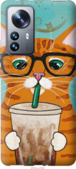 Чохол на Xiaomi 12 Pro Зеленоокий кіт в окулярах &quot;4054u-2560&quot;