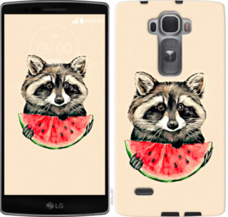 Чохол на LG G Flex2 Єнотик з кавуном &quot;4605u-287&quot;