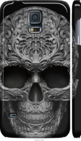 Чехол на Samsung Galaxy S5 Duos SM G900FD skull-ornament &quot;4101m-62&quot;