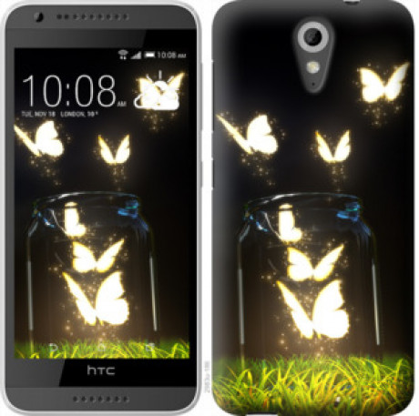 Чехол на HTC Desire 620G Бабочки &quot;2983u-187&quot;