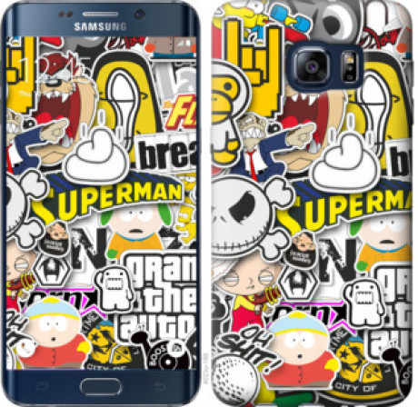 Чохол на Samsung Galaxy S6 Edge Plus G928 Popular logos &quot;4023u-189&quot;